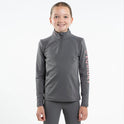EQUIDRY Children's Water Repellent Base Layer #colour_grey-pale-pink