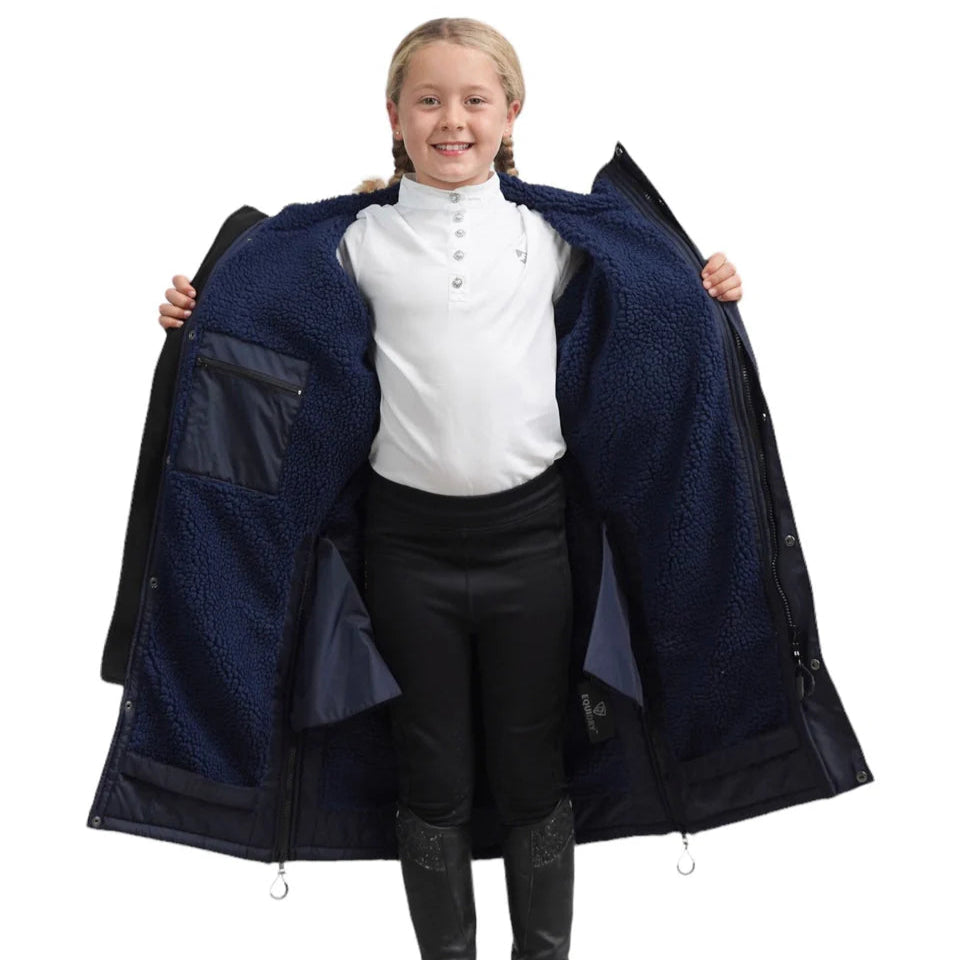 EQUIDRY Children's Thick Fleece Evolution #colour_navy-navy