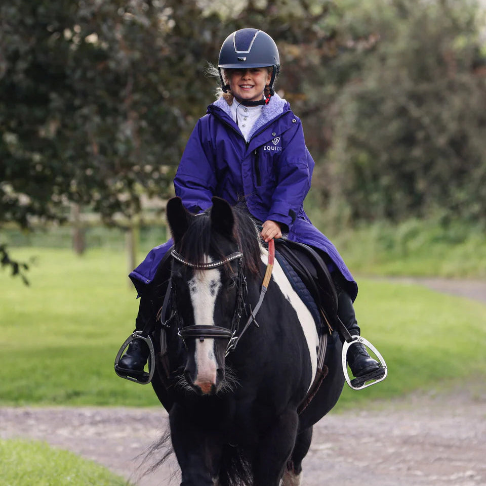 EQUIDRY Children's Thick Fleece Evolution #colour_purple-lilac