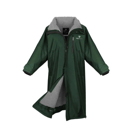 EQUIDRY Children's Thick Fleece Evolution #colour_black-forest-green-grey