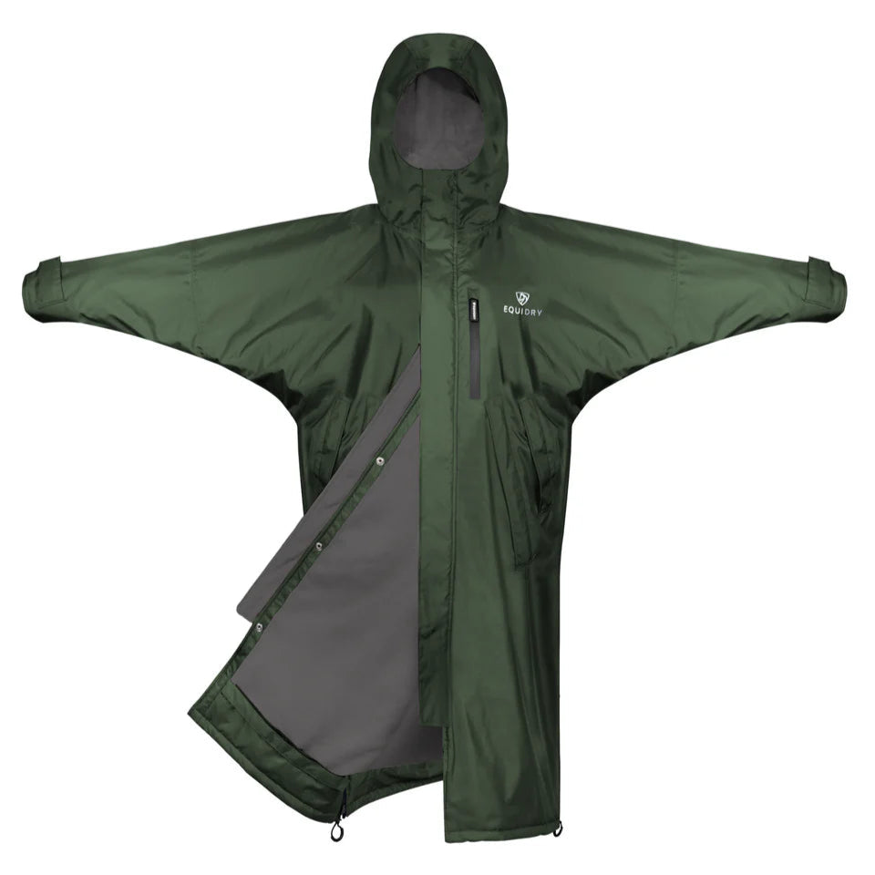 EQUIDRY Children's Thin Fleece Evolution #colour_black-forest-green