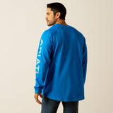 Ariat Men's Rebar Cotton Strong Graphic Long Sleeves T-Shirt #colour_blue