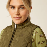 Ariat Women's Ashley 2.0 Insulated Vest #colour_green