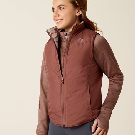 Ariat Youth Bella Insulated Reversible Vest #colour_multi