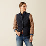 Ariat Women's Woodside Vest - Navy/Navy Floral Print #colour_navy-navy-floral-print
