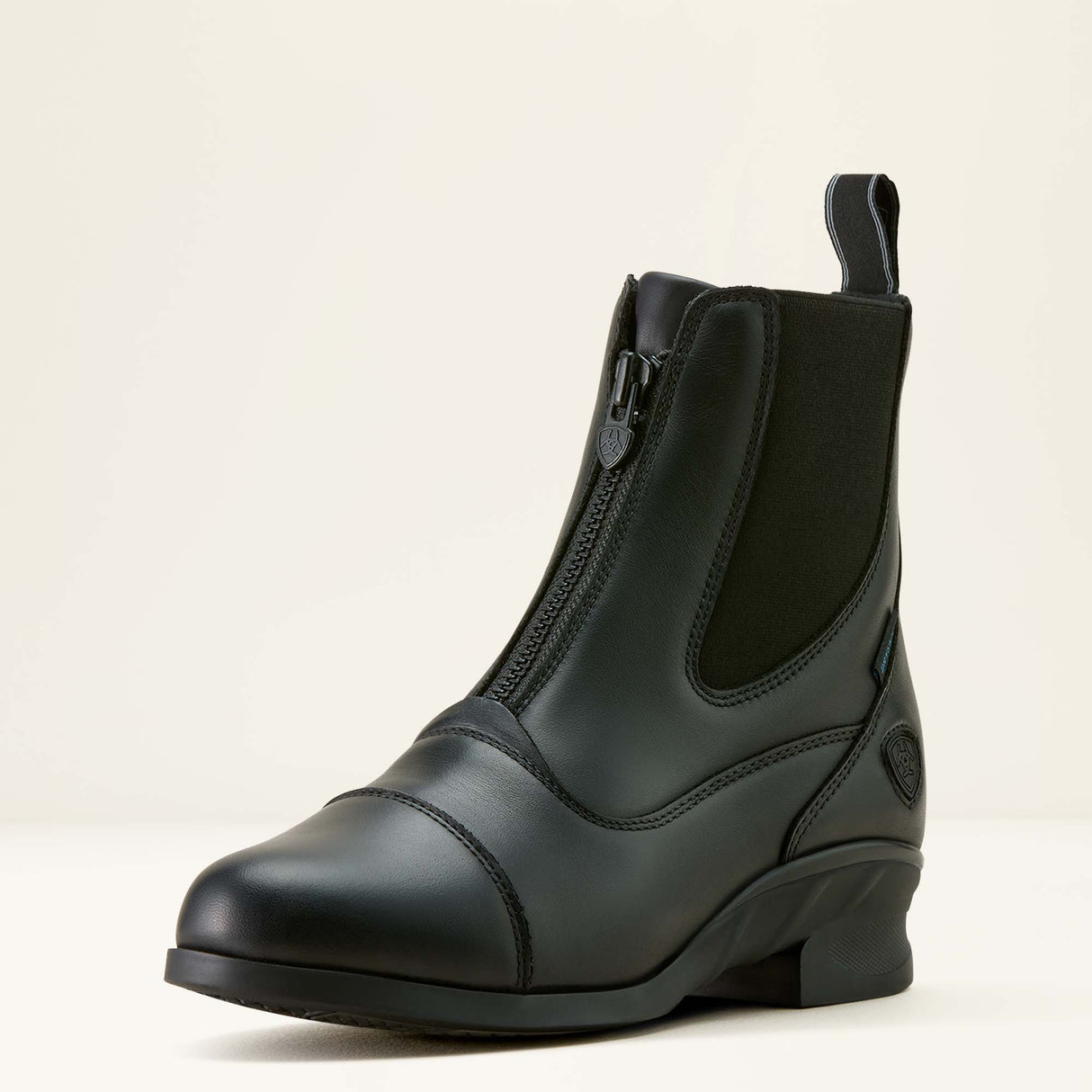 Ariat Women's Heritage Zip Waterproof Paddock Boot #colour_black