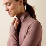 Ariat Women's Gridwork 2.0 1/4 Zip Grid Fleece Baselayer
