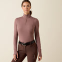 Ariat Women's Gridwork 2.0 1/4 Zip Grid Fleece Baselayer