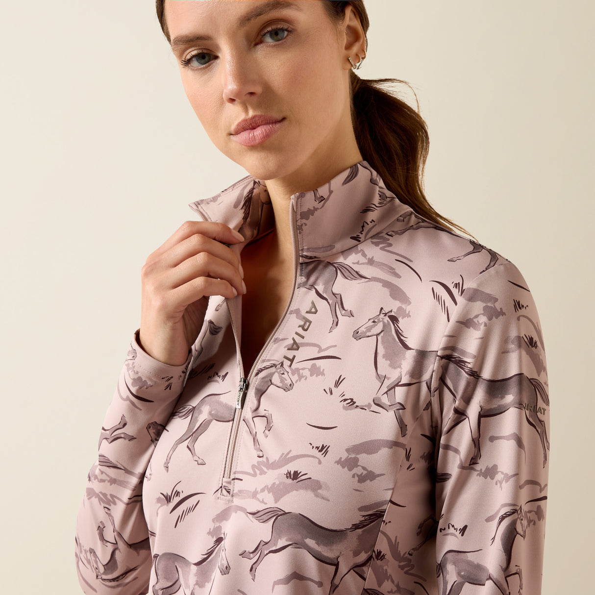 Ariat Women's LunaVeil 1/2 Zip Long Sleeve Baselayer