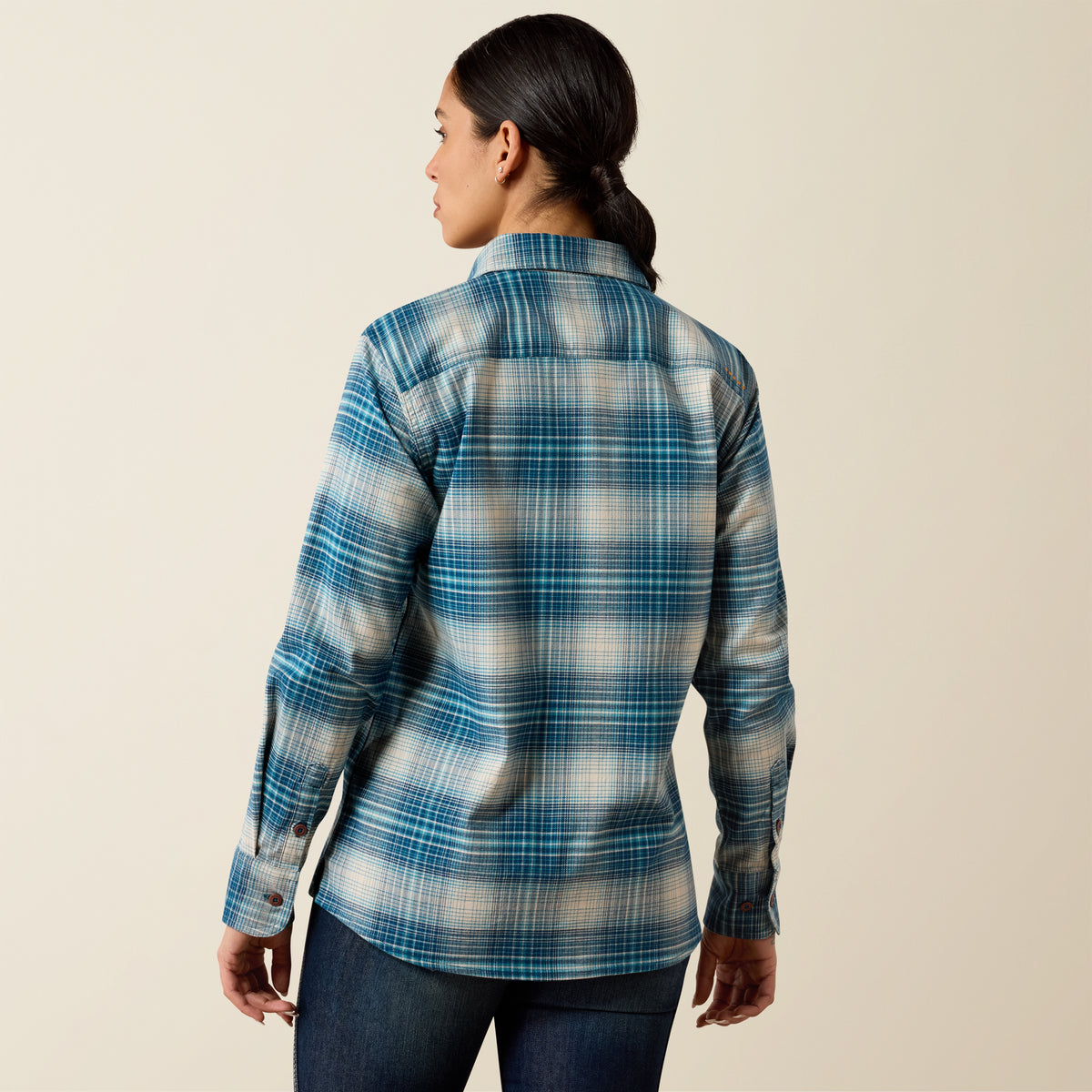 Ariat Women's Rebar Flannel Durastretch Long Sleeve Work Shirt