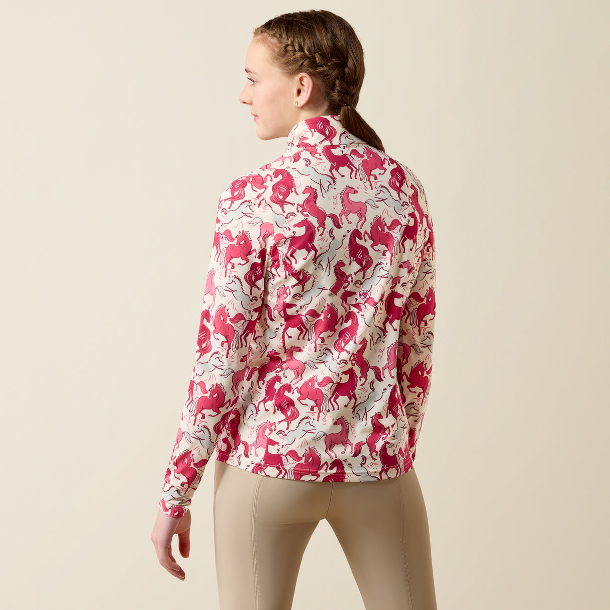 Ariat Youth LunaVeil 1/4 Zip Long Sleeve Baselayer