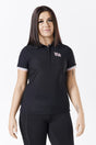 Firefoot Children's Bempton Polo Shirt #colour_black-pink