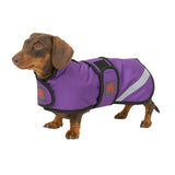 Firefoot Outdoor Dachshund Coat With Fleecy Lining #colour_purple