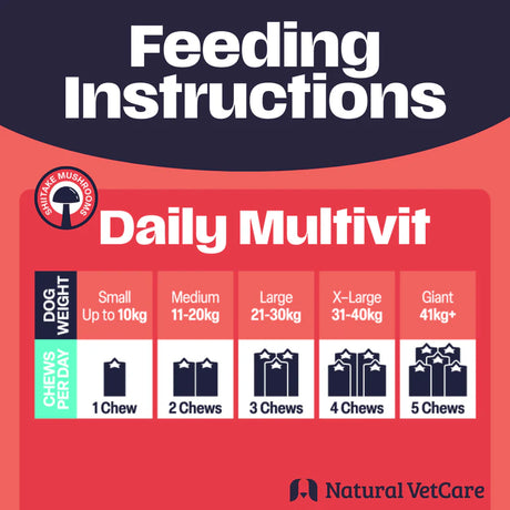Natural Vet Care Daily Multivit Soft Chews for Dogs