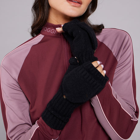 Toggi Fitzroy Knitted Gloves #colour_black
