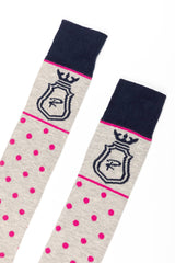 Rydale Ladies Polka Dot Knee Length Riding Socks
