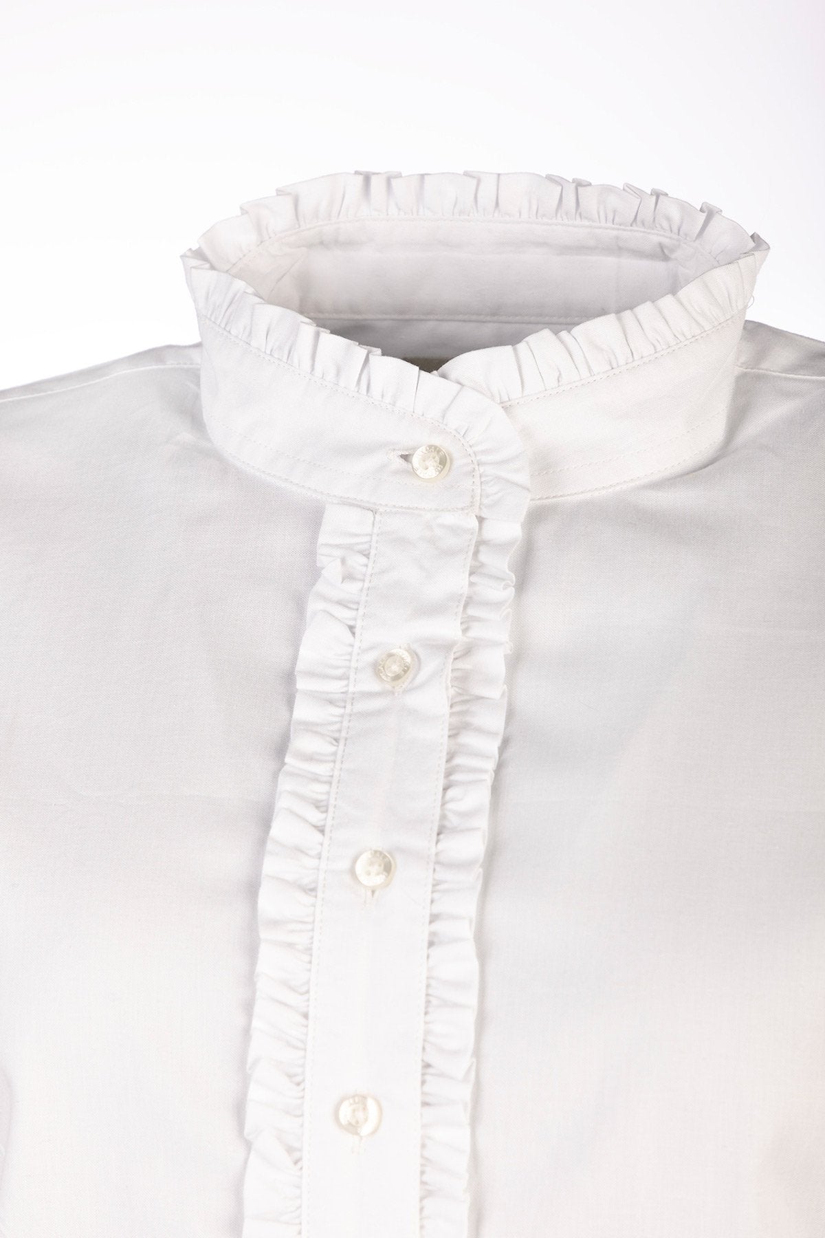 Rydale Ladies Overhead Ruffled Shirt - Ivy