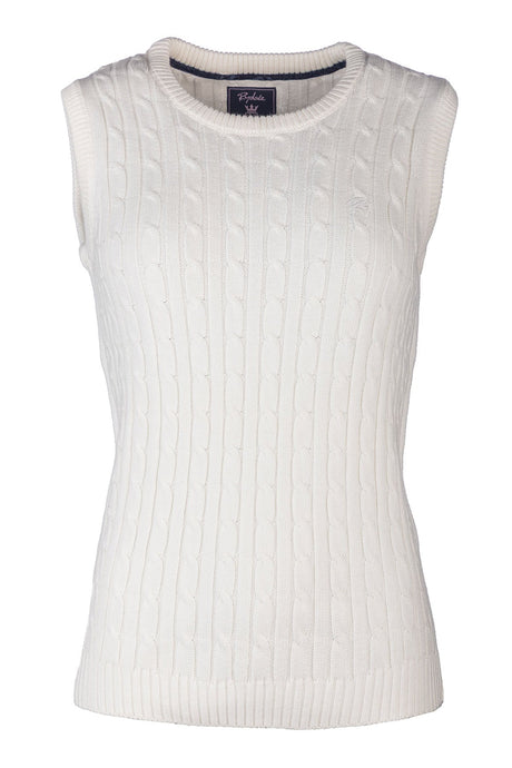Rydale Ladies Crew Neck Cable Knit Vest - Emma
