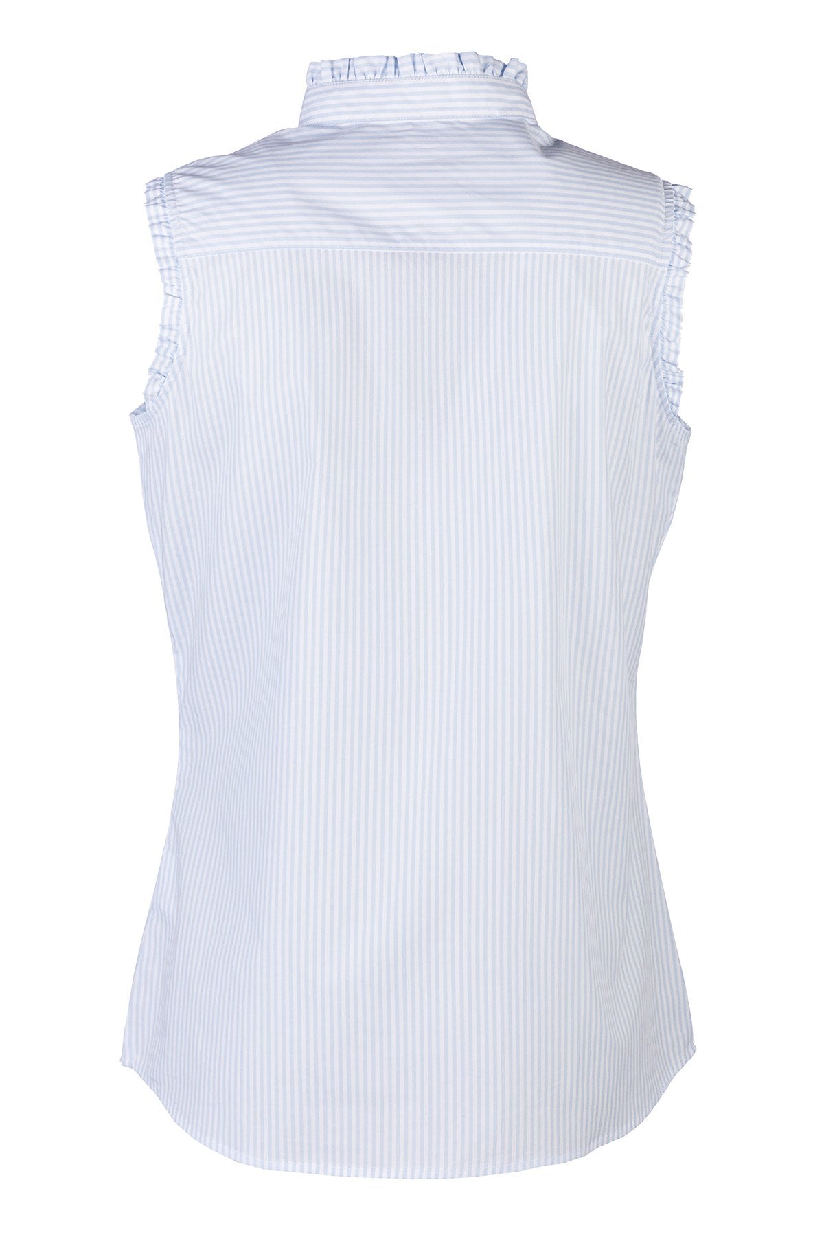 Rydale Ladies Ruffled Sleeveless Shirt - Ivy
