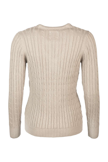 Rydale Ladies V Neck Cable Knit Jumper - Emma