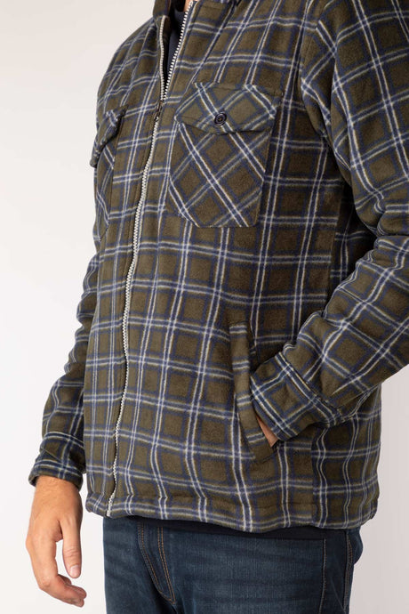 Rydale Men's Hooded Fleece Overshirt - Ulrome