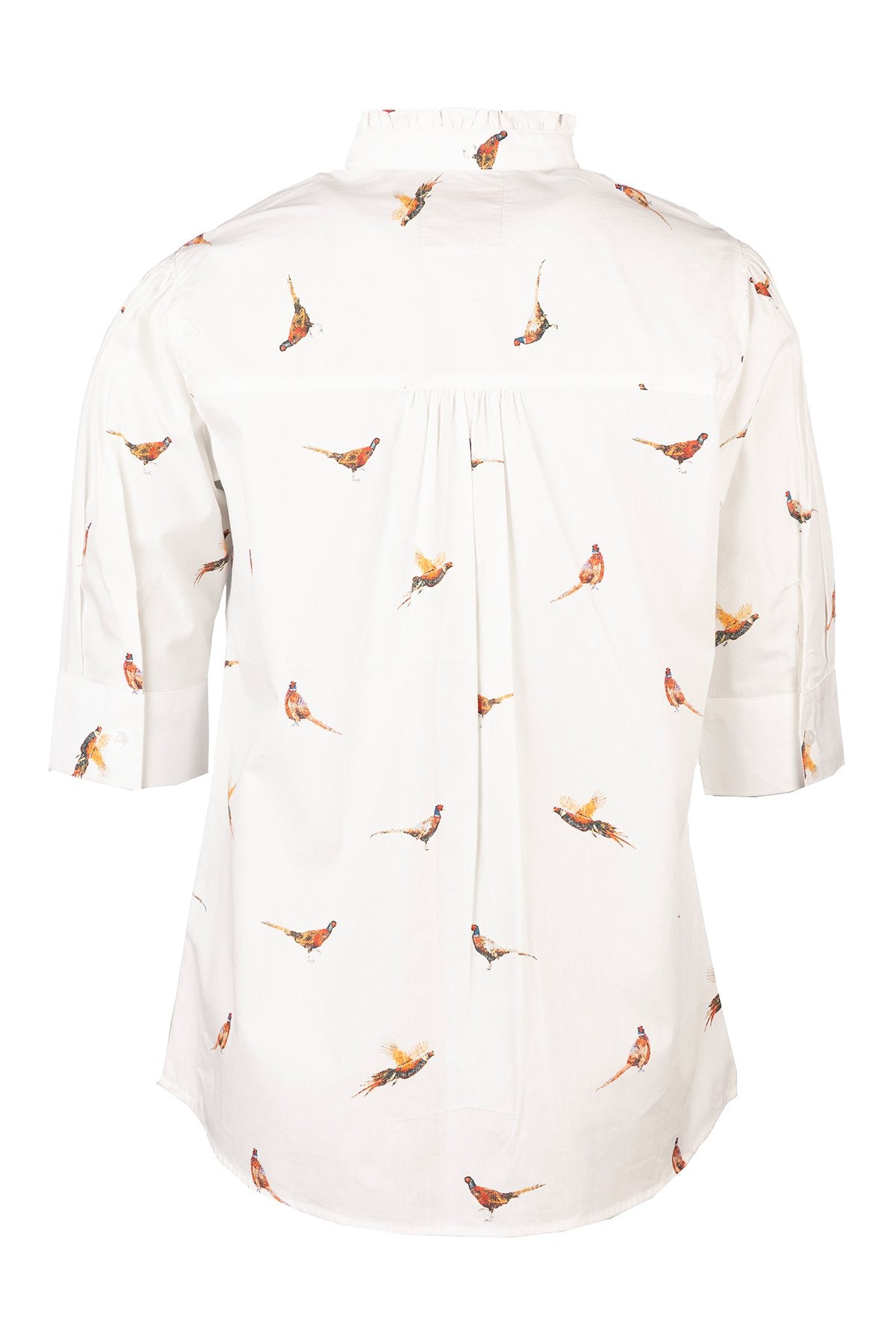 Rydale Ladies Ruffled Short Sleeved Shirt - Wistow