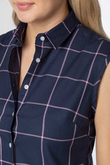 Rydale Ladies Hannah Sleeveless Country Shirt - Laura Tweed