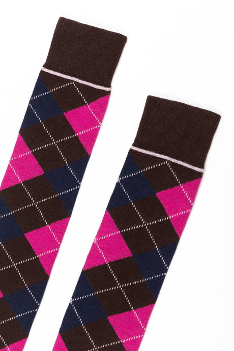 Rydale Ladies Argyle Knee High Riding Socks