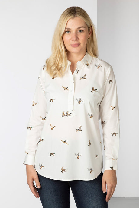 Rydale Ladies Printed Overhead Shirt - Wistow II