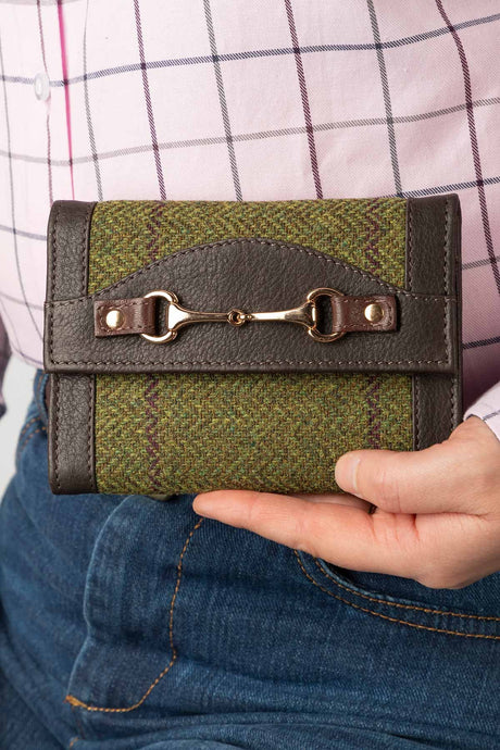 Rydale Ladies Tweed Trifold Purse - Helmsley