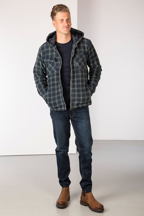 Rydale Men's Hooded Fleece Overshirt - Ulrome