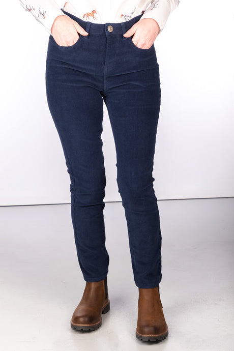 Rydale Ladies Straight Leg Corduroy Trousers - Ella