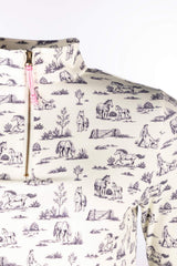Rydale Ladies Long Sleeved 1/4 Zip Top - Foxholes