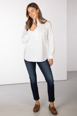 Rydale Ladies Overhead Ruffled Shirt - Ivy
