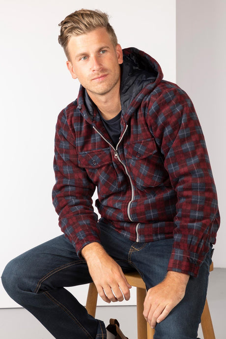 Rydale Men's Hooded Fleece Overshirt - Ulrome