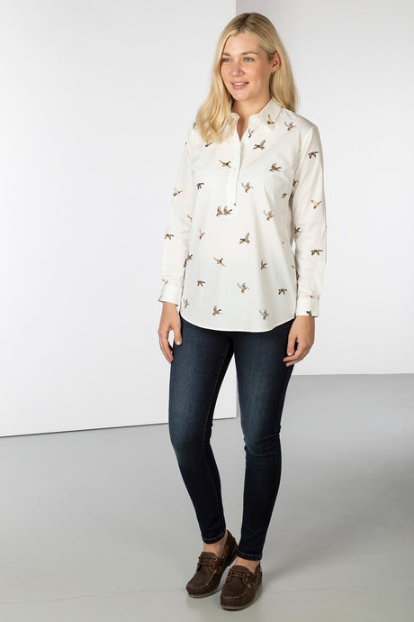 Rydale Ladies Printed Overhead Shirt - Wistow II