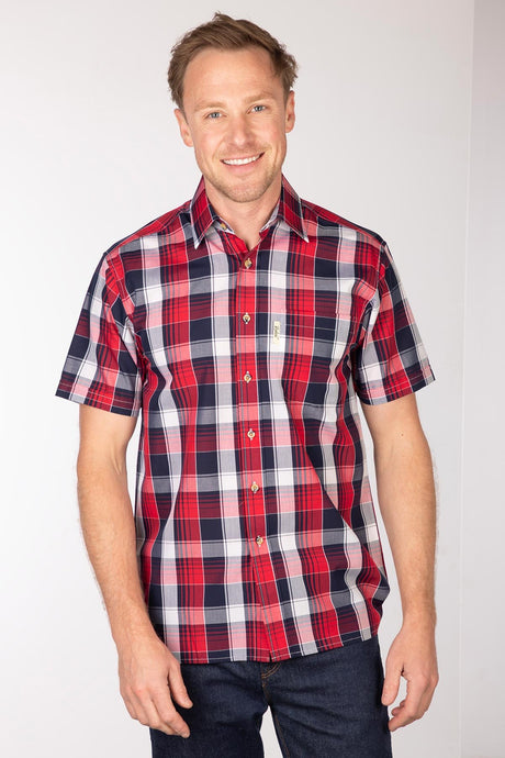 Rydale Men's Short Sleeved Check Shirt