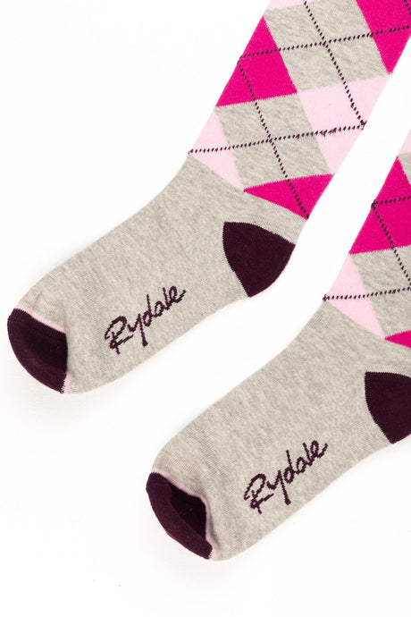 Rydale Ladies Argyle Knee High Riding Socks