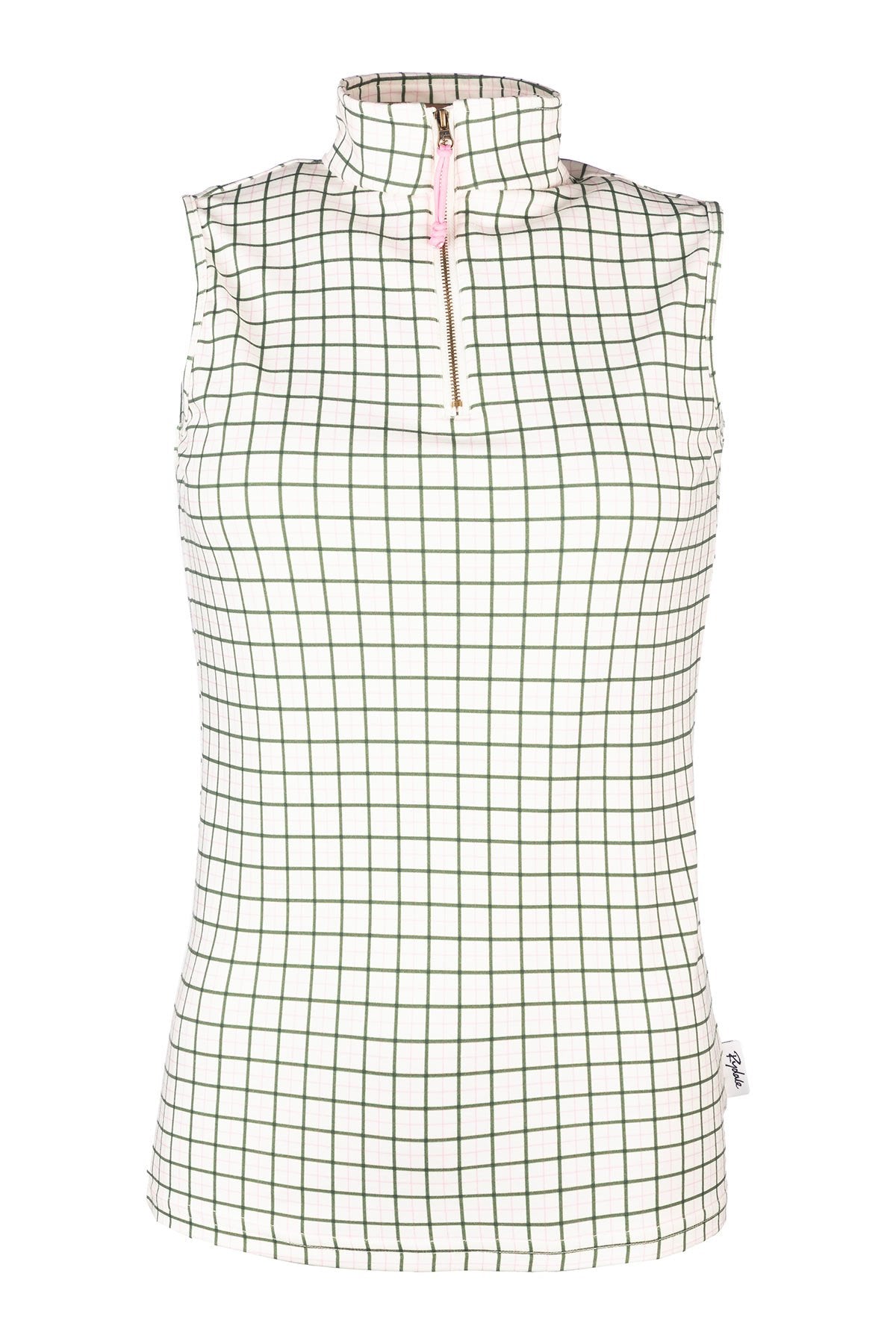 Rydale Ladies Sleeveless 1/4 Zip Top - Foxholes