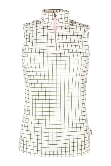 Rydale Ladies Sleeveless 1/4 Zip Top - Foxholes