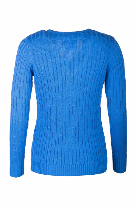 Rydale Ladies V Neck Cable Knit Jumper - Emma