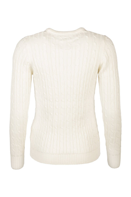 Rydale Ladies V Neck Cable Knit Jumper - Emma