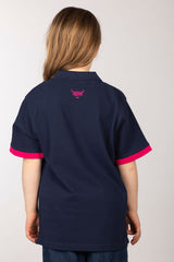 Rydale Girls Highland Cow Polo Shirt
