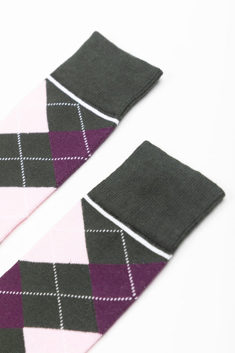 Rydale Ladies Argyle Ankle Socks