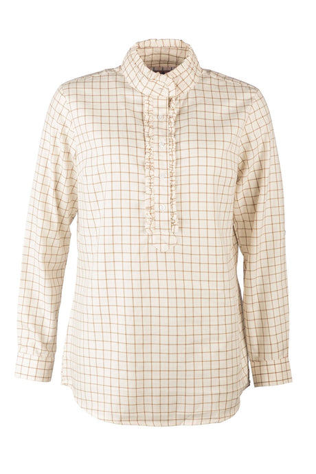 Rydale Ladies Hannah Overhead Ruffled Shirt - Ellie
