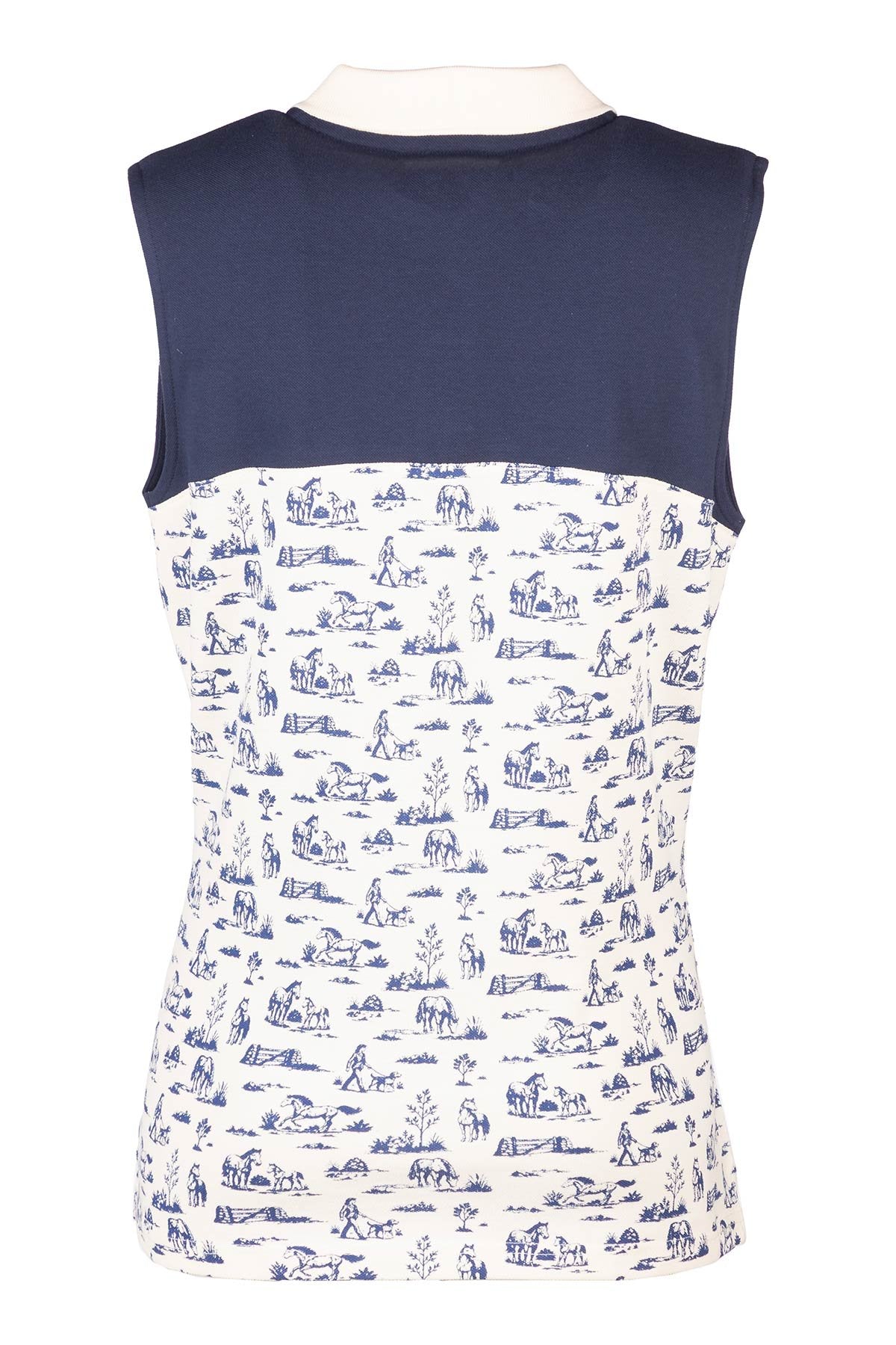 Rydale Ladies Equestrian Life Sleeveless Polo Shirt