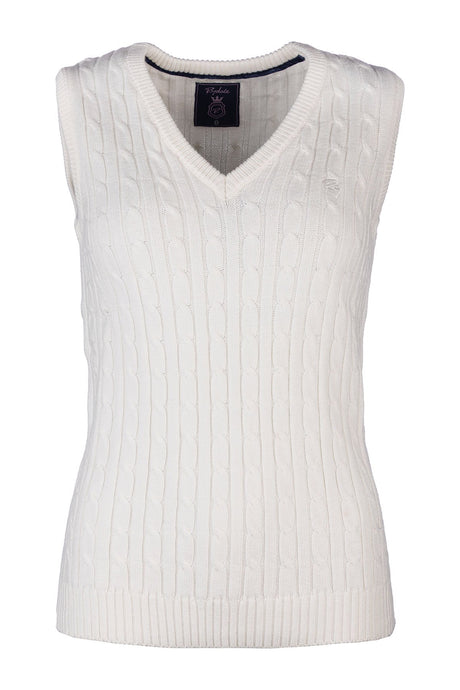 Rydale Ladies V Neck Cable Knit Vest- Emma