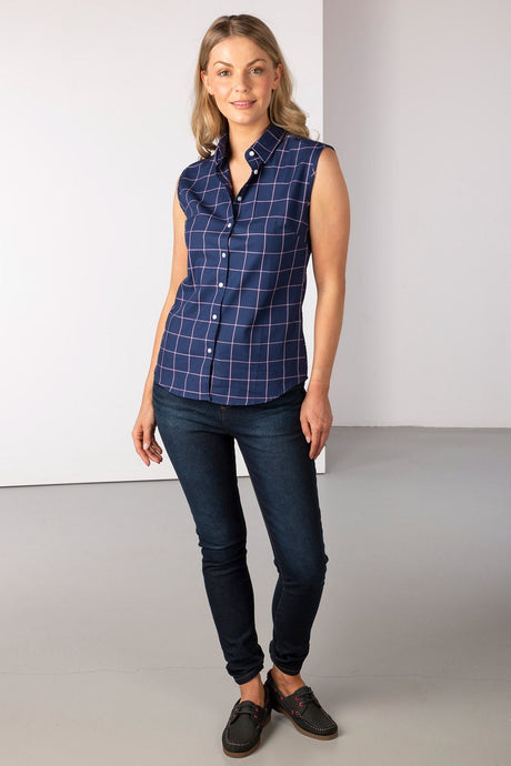 Rydale Ladies Hannah Sleeveless Country Shirt - Laura Tweed
