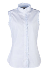 Rydale Ladies Ruffled Sleeveless Shirt - Ivy