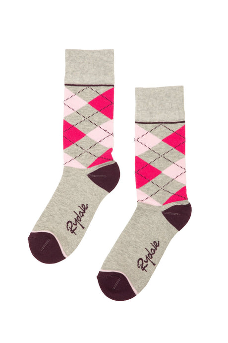 Rydale Ladies Argyle Ankle Socks